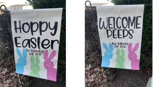 RTS Easter Bunny Garden FLags