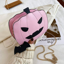 Load image into Gallery viewer, Pumpkin Purse - Trick or Treat Messenger Bag
