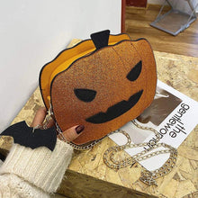 Load image into Gallery viewer, Pumpkin Purse - Trick or Treat Messenger Bag
