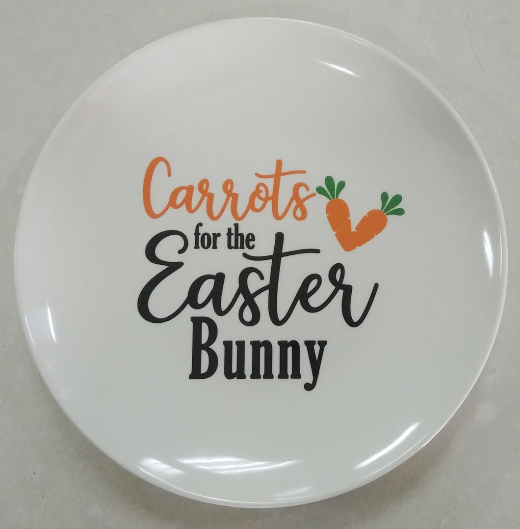 Carrots for the Easter Bunny Plate