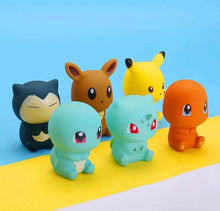 Load image into Gallery viewer, 6 Figure Pokémon bath toy toy water squirt squeak squeeze
