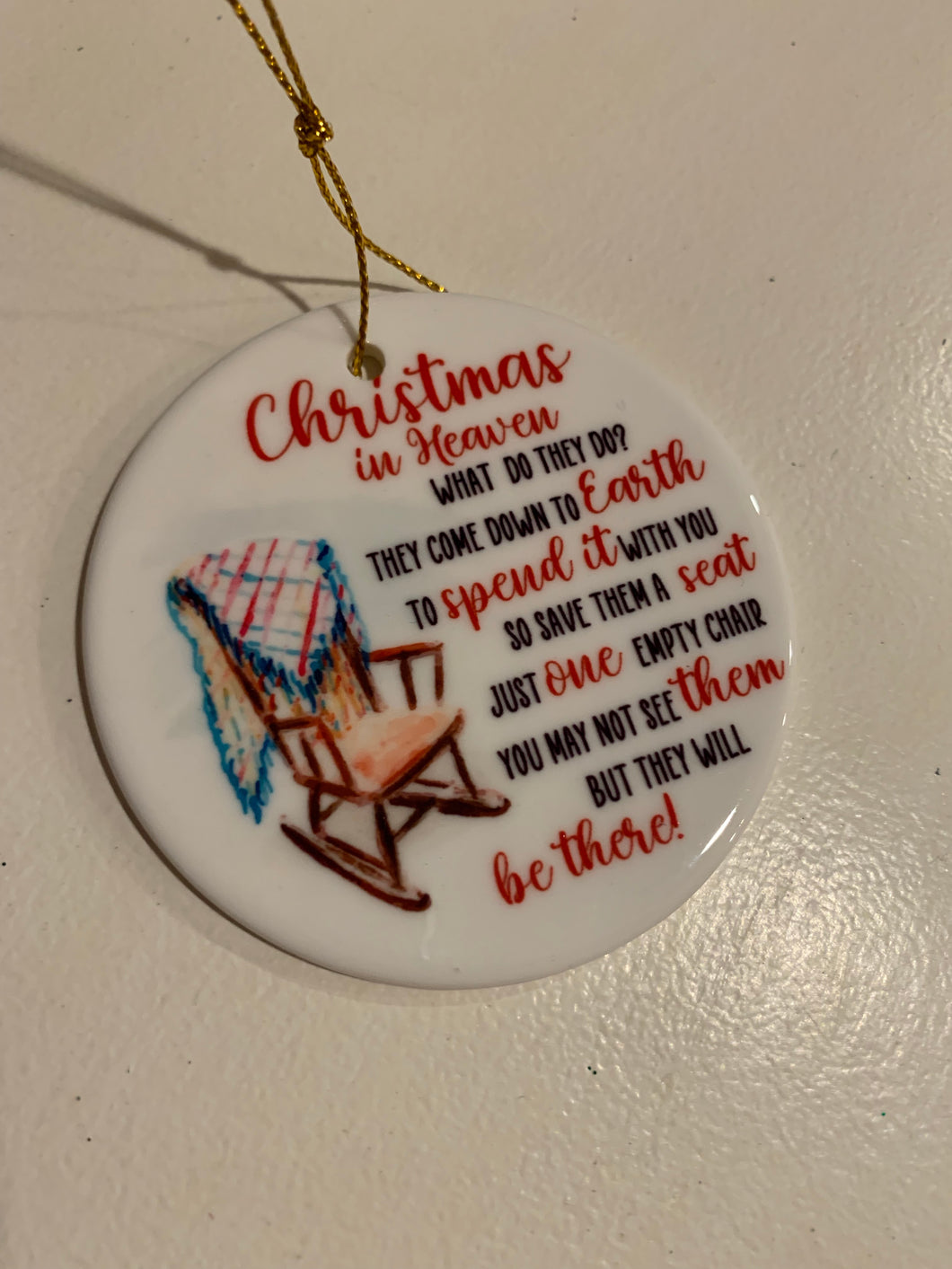 Christmas in Heaven Ornament RTS